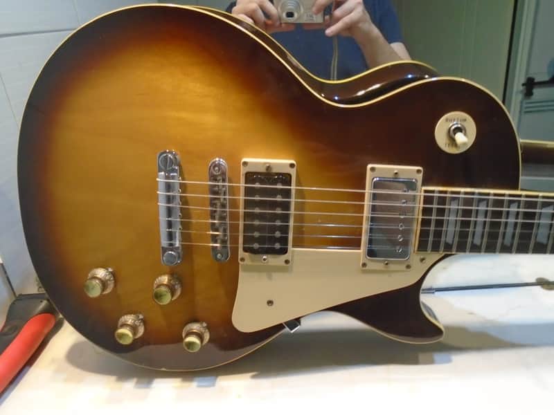 1978 Greco Les Paul Standard EG-450 Sunburst Japan + Maxon humbucker and CASE image 1