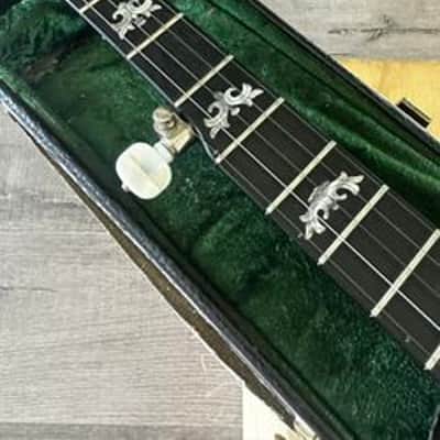 Deering Eagle II 5-String Banjo 2012- w Kavanjo Pickup and custom painted head image 19
