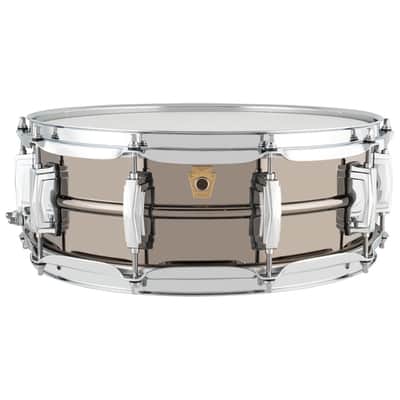 Ludwig LB416 Black Beauty 5x14 Smooth Shell, Imperial Lugs Snare Drum image 1