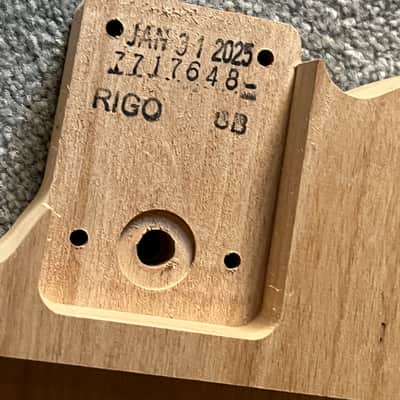 lefty Fender American mod shop Telecaster Deluxe guitar body unfinished image 2