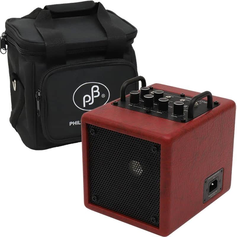 PJB (Phil Jones Bass) NANOBASS X4 (RED) with dedicated carrying case [Previous price before price increase] image 1