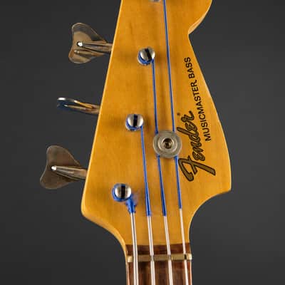 1971 Fender Musicmaster Bass Olympic White image 2