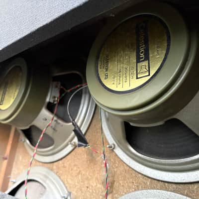Jennings (Vox) JEI celestion greenback 4 x 12 60’s 70’s - Vintage electric guitar cab image 8