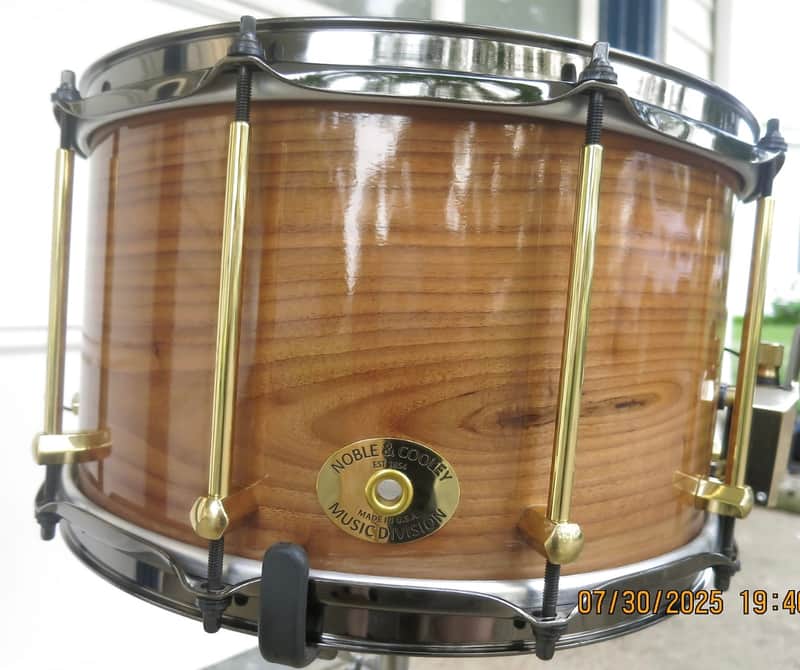 Noble Cooley SS 8x14 walnut snare drum image 1