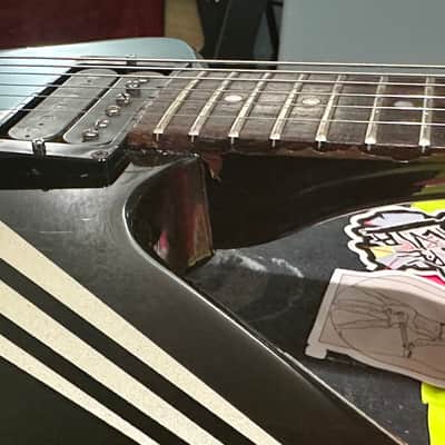 Hamer Blitz 1983 - Black Silver Graphic image 7