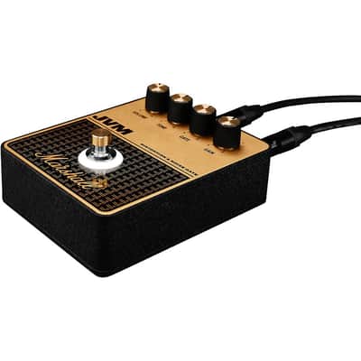 Marshall JVM Distortion and Overdrive Effects Pedal Regular Black and Gold image 7