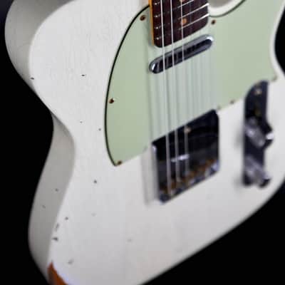 Fender 1963 Telecaster Relic 2025 - Aged Olympic White - 3A Rosewood Fretboard image 8