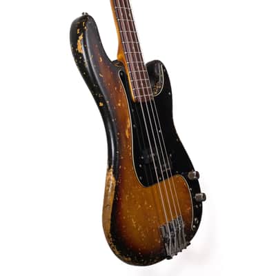 Fender 1966 Precision Bass, Sunburst image 4