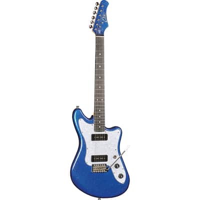 EKO - Camaro, Italian Design, Red Sparkle electric guitar with gig