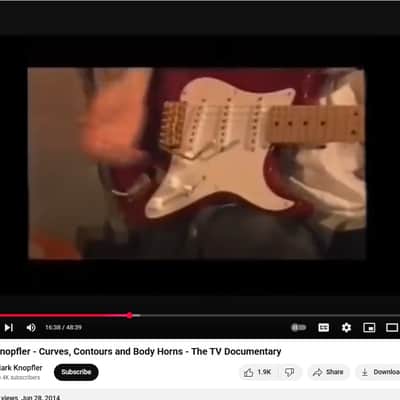 Fender Custom Shop Stratocaster 40th Anniversary Concert Limited Edition 1994 UK Exclusive ARTIST ONLY Eric Clapton Mark Knopfler Rory Gallagher George Harrison Keith Richards etc Ruby Red Ash Body Gold Hardware AAA Flame Neck USA American FSR Guitar image 6
