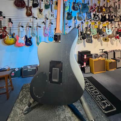 Fender Acoustasonic Standard Jazzmaster Acoustic-electric Guitar - Black, Free Plek 923 image 7