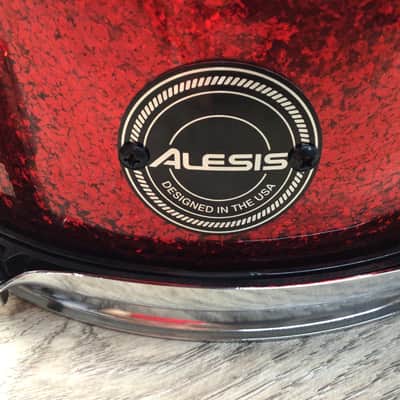 Alesis Strike 10" Dual-Zone Mesh Electronic Red Sparkle Drum Pad image 7