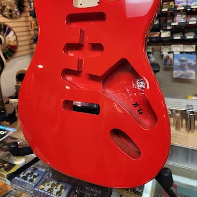 WD WDSFR Finished Replacement Body For Fender Stratocaster Alder Fiesta Red image 2