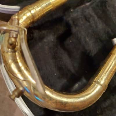 Blessing Scholastic Tenor Trombone, Case & Mouthpiece. Made in USA. Good. image 12
