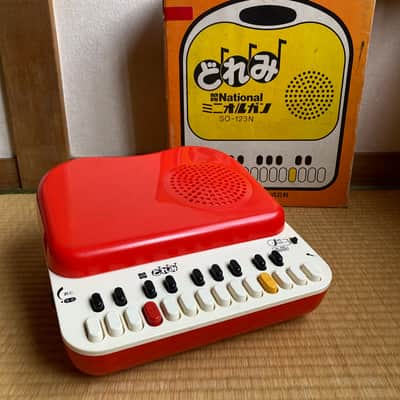 ☆ RARE ☆ Vintage Japanese Turntable Organ Synth ☆ National SO-123N ☆ Panasonic SG-123 ☆ Keyboard Record Vinyl Player + Accessories !! image 2