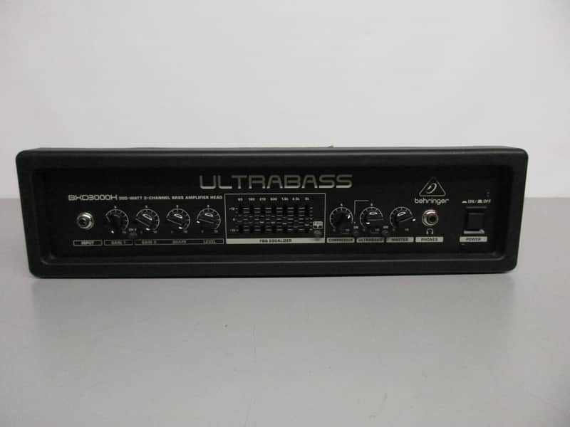 Behringer BXD3000H 300W 2-Channel Bass Amp Head image 1