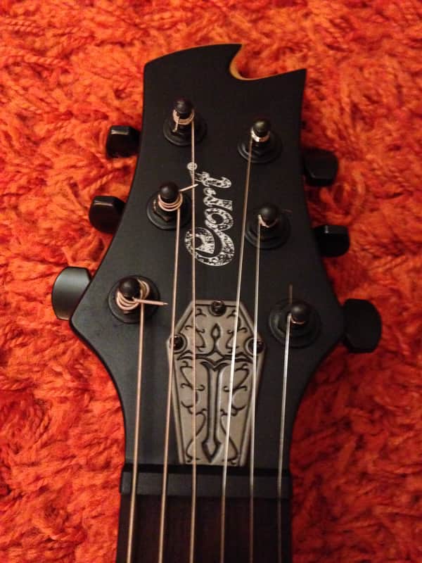Cort EVL Z4 Pentagram single cut goth EMG Satin w case + Ibanez