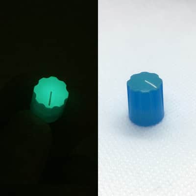 Blue/Green "Glow in the Dark" Davies 1900H Clone Knob - Set of 10 image 1