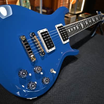 PRS Wood Library S2 McCarty 594 Thinline 85/15s and Ebony Board - Space Blue #5487 image 3