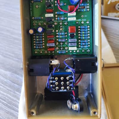 Wampler Tweed '57 Overdrive / Amp Simulator (2012) - Rare Early Hand-Made Version (Through-Hole Circuit) with Original Box, Bag & Factory Battery image 2