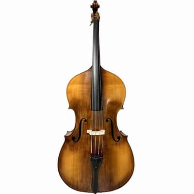 High quality 4/4 Double bass,Flames Maple back,Spruce Wood Top,Deep Big Sound image 2