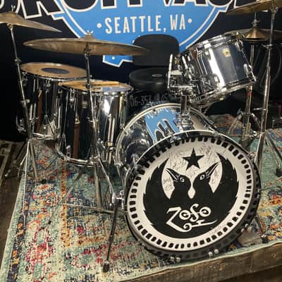Steve Gorman's Black Crowes/Jimmy Page Tour, Ludwig Classic Series 4-Piece Drum Set, Signed!! image 1