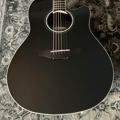 Mint Ovation 6-String Acoustic-Electric Guitar, Right Handed, Black (CS24-5) image 1