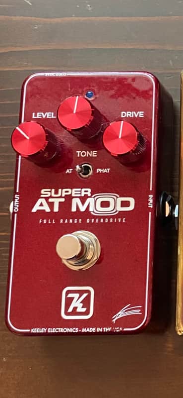 Keeley Super AT Mod Andy Timmons Signature Overdrive 2023 - Present - Red image 1