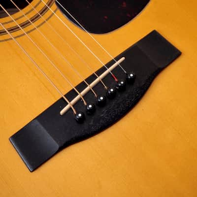1970s Yamaha L-6 Vintage Dreadnought Acoustic Guitar Japan w/ Case
