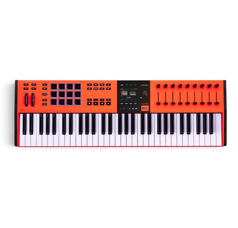 Arturia KeyLab 61 mk3 Ultra 61-Key MIDI Controller Keyboard, Ultra Orange image 1