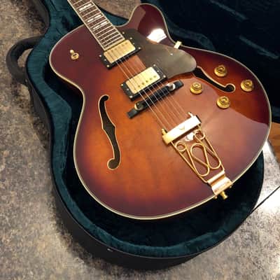 Samick HF-650 Artist Series, 1997, Full Body Tobacco Burst, Original and Mint Condition! image 12