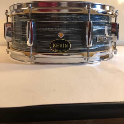 Kevin  Brand Snare Drum  Made in Japan - Black Oyster Pearl BOP image 1