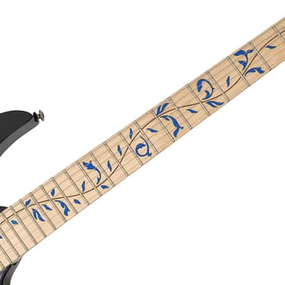 Ibanez JEM77P Steve Vai Guitar Blue Floral Pattern B-Stock image 3