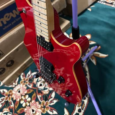 EVH Wolfgang Standard Quilt-Top 2015 - Gloss Trans-Red Quilt w/ Custom EVH Gig-Bag! (Unplayed NOS) image 6