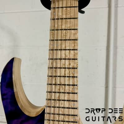 Mayones Duvell Elite 7 Baritone 7-String Electric Guitar w/ Case-Infinite Purple image 13