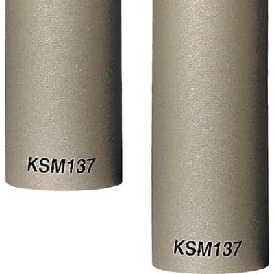 Shure KSM137 Small Diaphragm Condenser Microphone, Pair image 1