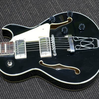 Ktone Hollowbody Electric Guitar Black image 2