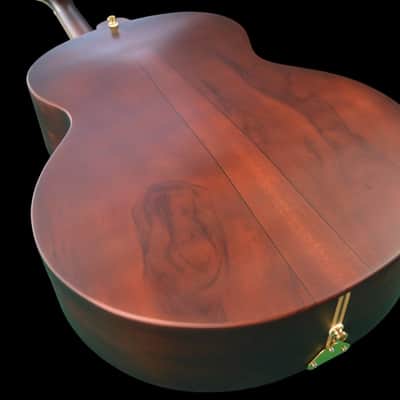 Round hole acoustic luthiery archtop guitar Manouche Gypsy image 17
