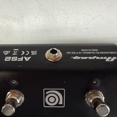Ampeg AFS2 2-Button Footswitch 2020s - Black image 2