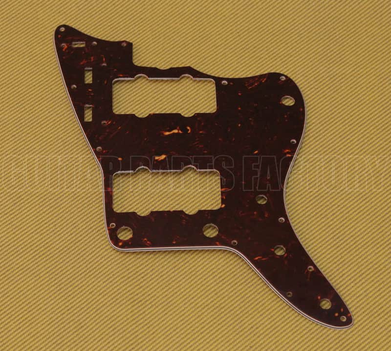 099-1354-000 Genuine Fender USA 62' Tortoise Jazzmaster 4-Ply Pickguard image 1