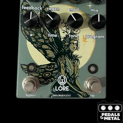 Walrus Audio Lore Reverse Soundscape Generator 2022 - Present - Muted Green / Dark Green Fairy - X18424 image 1