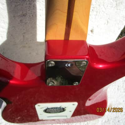 Fender Stratocaster HSS Guitar, 2001, NOS, Candy Apple Red, Gig Bag image 10