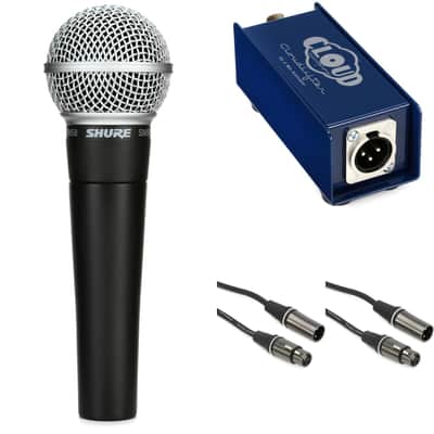 Shure SM58 Cardioid Dynamic Vocal Microphone and Cloudlifter Bundle image 1