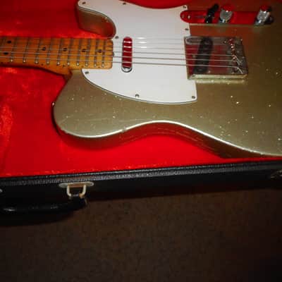 1968 Fender Telecaster Refinished in Silver Sparkle Nitro image 6
