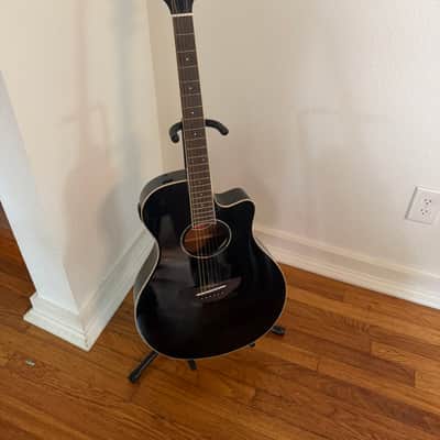 Yamaha APX600 Thinline with Electronics 2010s - Black image 1