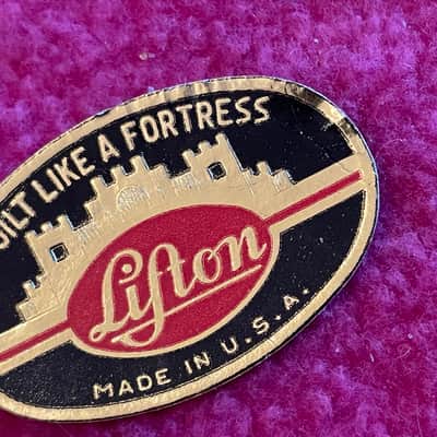 vintage 1959 Lifton case badge logo for Les Paul PAF Burst es 335 L5 175 L5 paf super 400 350 image 3