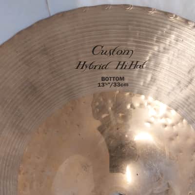 Zildjian 13.25" K Custom Hybrid Hi-Hat Cymbals (Pair) 2006 - Present - Traditional / Brilliant image 7