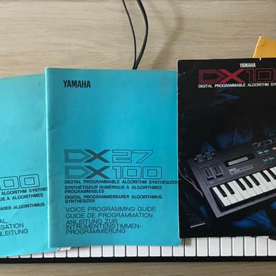 Yamaha DX100 Programmable Algorithm Synthesizer 1985 - Black image 4
