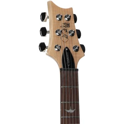 Paul Reed Smith SE Limited Edition "Exotic" Custom 24 Swamp Ash Burl Guitar w/ Gig Bag - Natural image 8