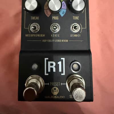 Walrus Audio Mako R1 High-Fidelity Stereo Reverb 2021 - 2024 - Black image 1